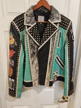 Double D Ranch Midnight Cowboy Jacket 2X 100% SHEEP